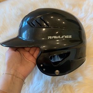 Metallic Rawlings tball/baseball helmet